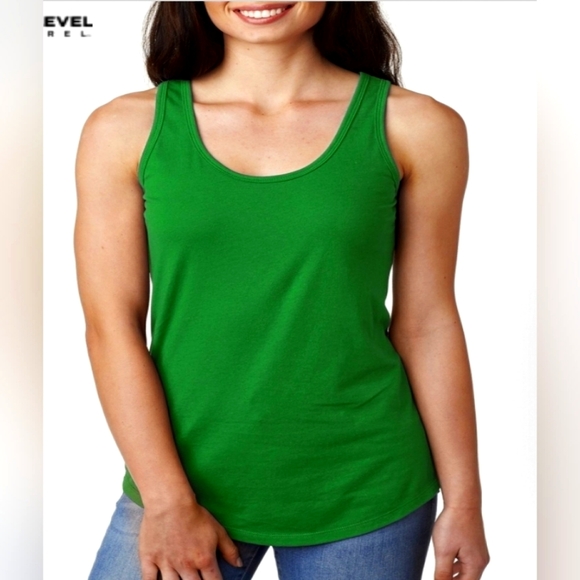 Next Level Apparel Kelly Green Next Level Racerback - Picture 5 of 12